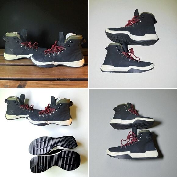 Men’s G-Star Raw High Top l Pump l Black w/ Red Laces l Size 11 l EUC no box